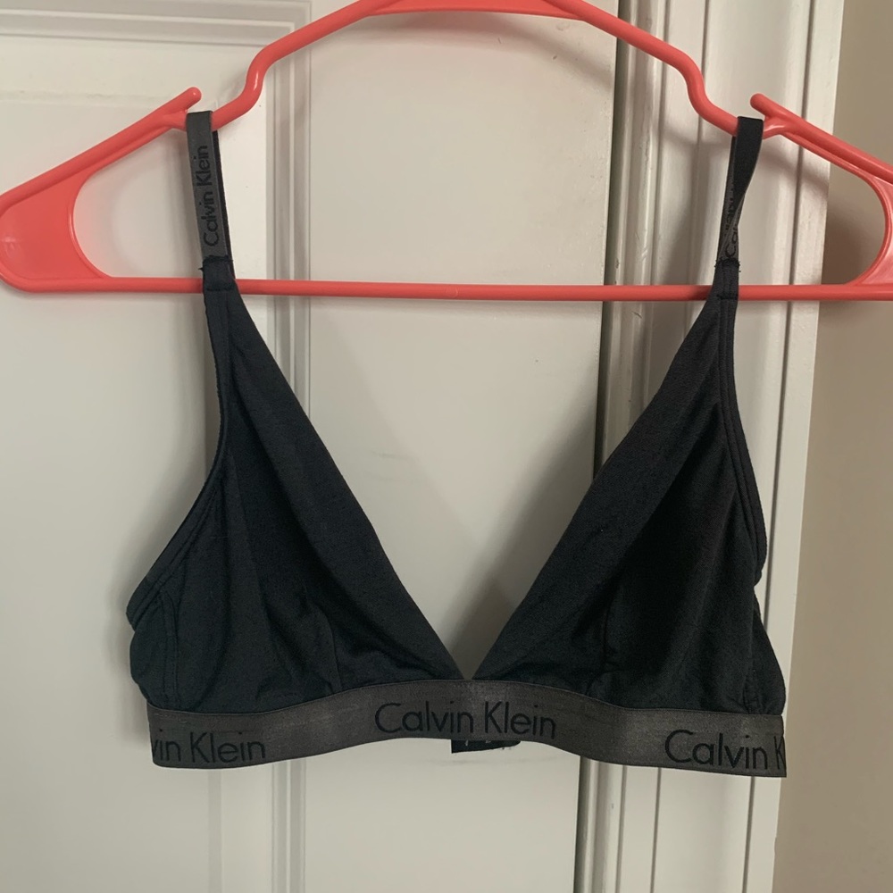 Calvin Klein Triangle Bralette size Medium